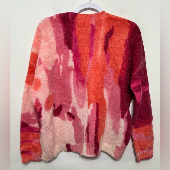 New! Sezane La Maille Judith Jumper Wool Blend Multicolor Sweater Womens Medium - Picture 10 of 15